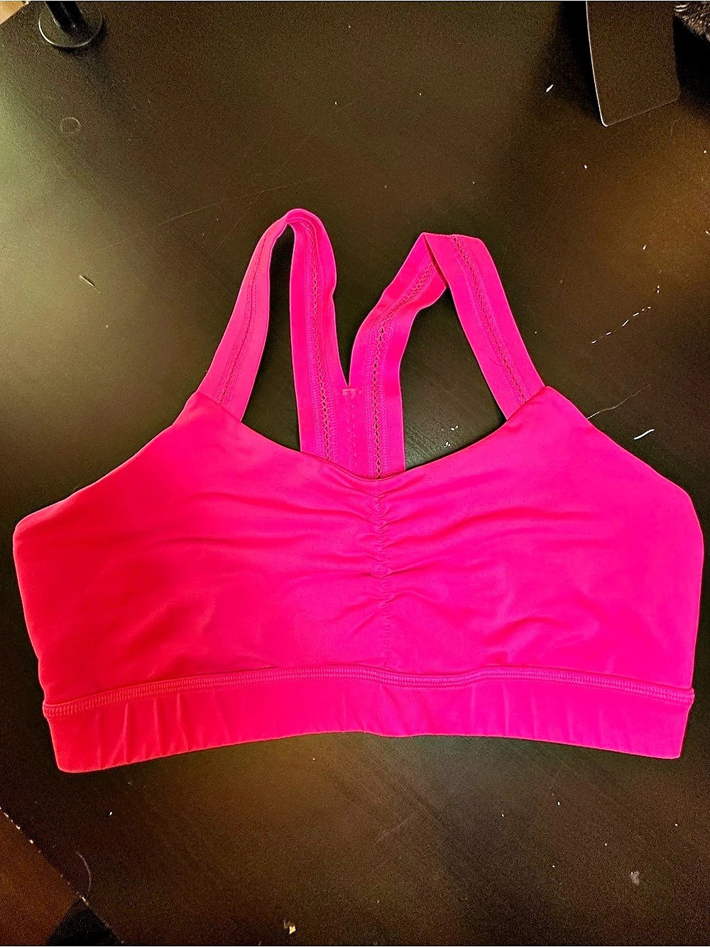 Handful Pink Athletic Bra Size Large